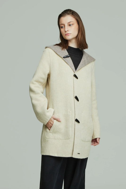 Alaia Reversible Baby Alpaca Coat