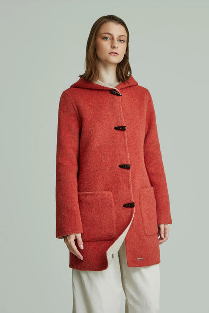 Alaia Reversible Baby Alpaca Coat