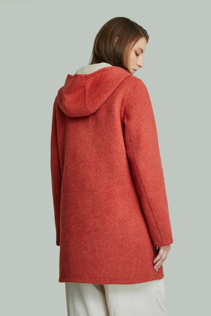 Alaia Reversible Baby Alpaca Coat