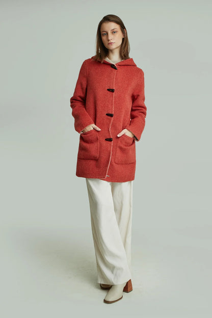 Alaia Reversible Baby Alpaca Coat