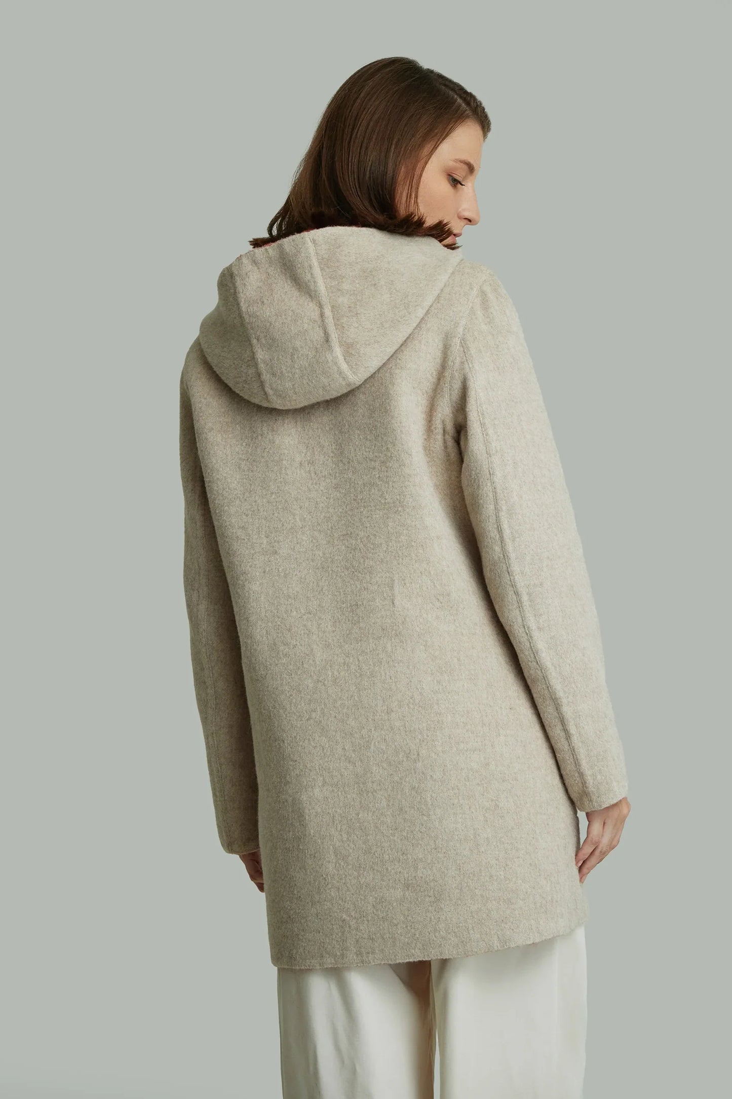Alaia Reversible Baby Alpaca Coat