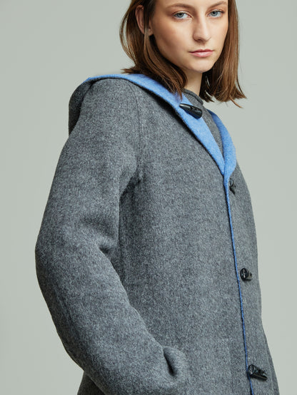 Alaia Reversible Baby Alpaca Coat