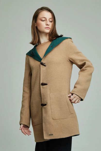 Alaia Reversible Baby Alpaca Coat