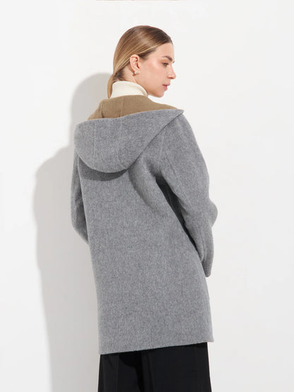 Alaia Reversible Baby Alpaca Coat