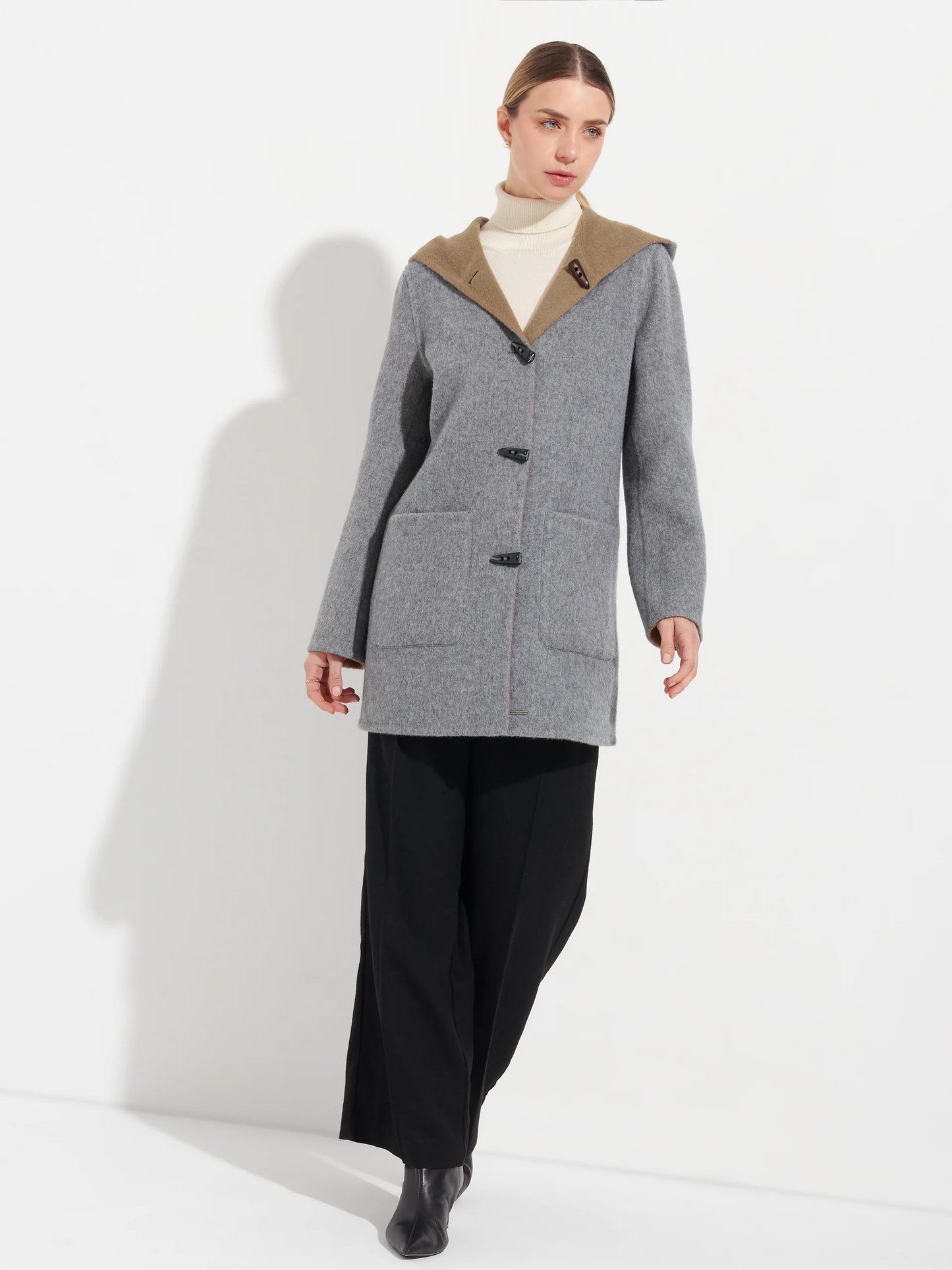 Alaia Reversible Baby Alpaca Coat