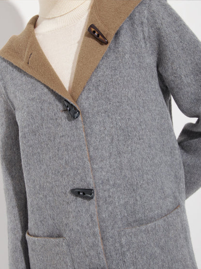 Alaia Reversible Baby Alpaca Coat