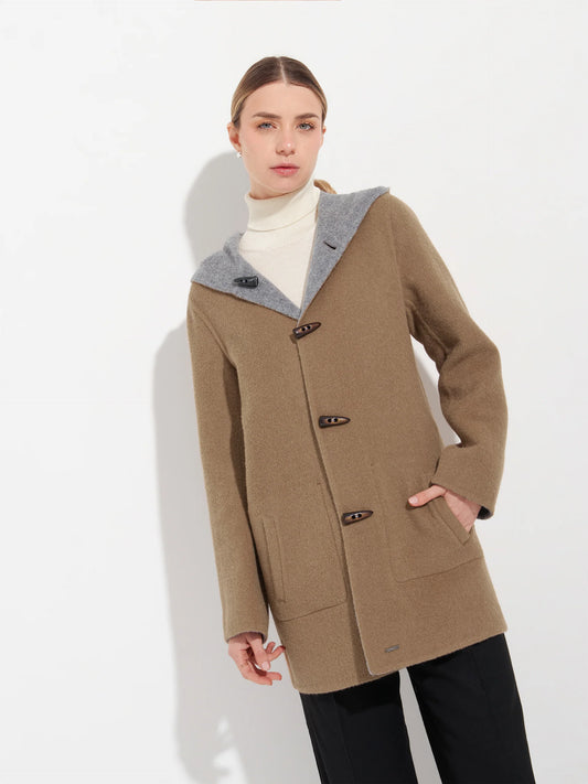 Alaia Reversible Baby Alpaca Coat
