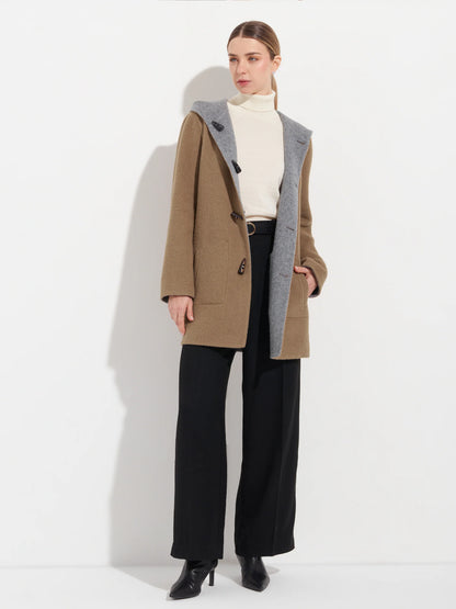 Alaia Reversible Baby Alpaca Coat