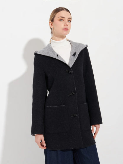 Alaia Reversible Baby Alpaca Coat