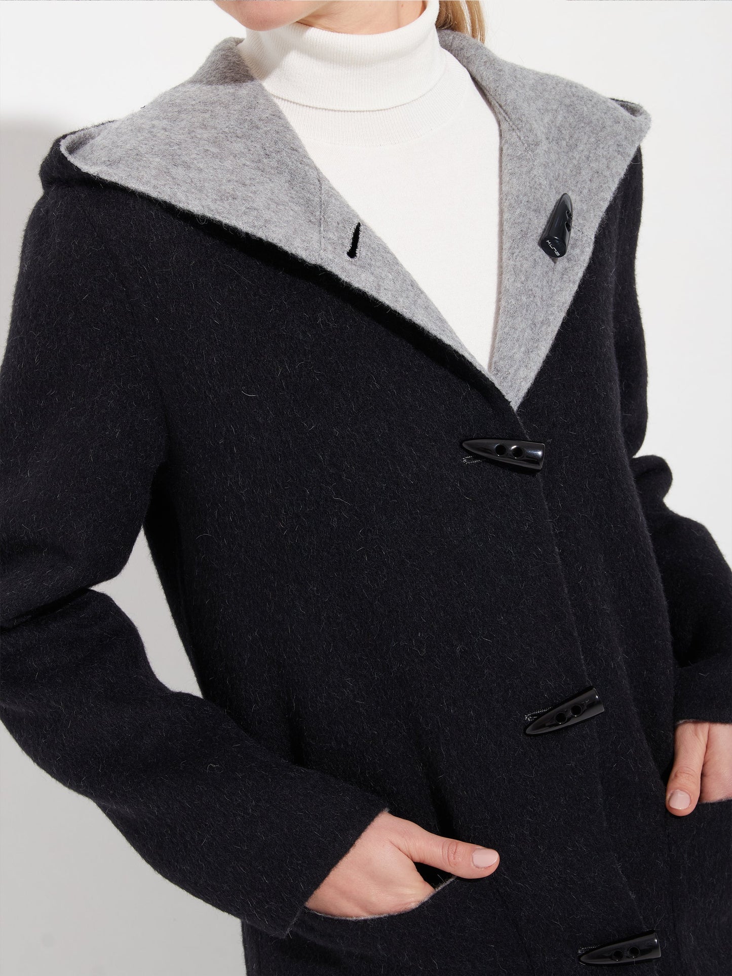 Alaia Reversible Baby Alpaca Coat