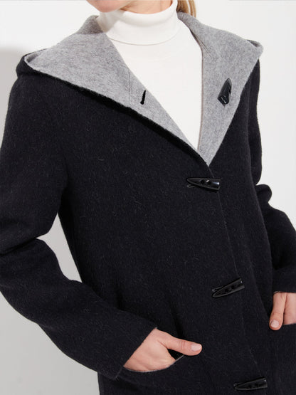 Alaia Reversible Baby Alpaca Coat