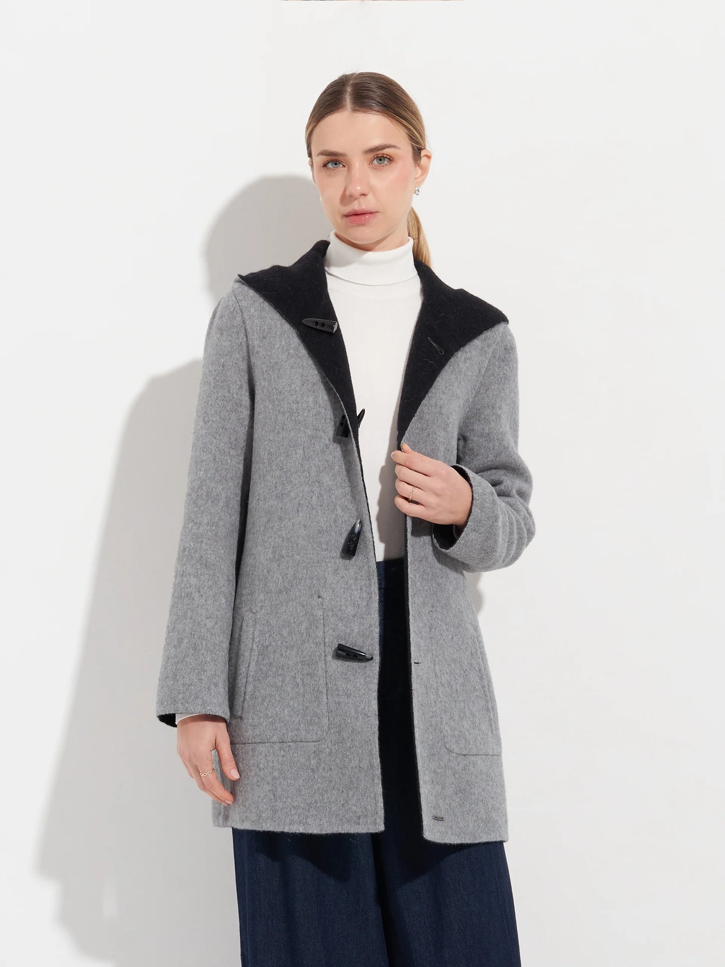Alaia Reversible Baby Alpaca Coat