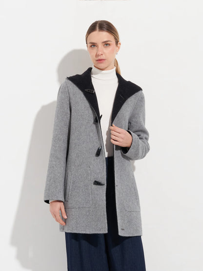 Alaia Reversible Baby Alpaca Coat