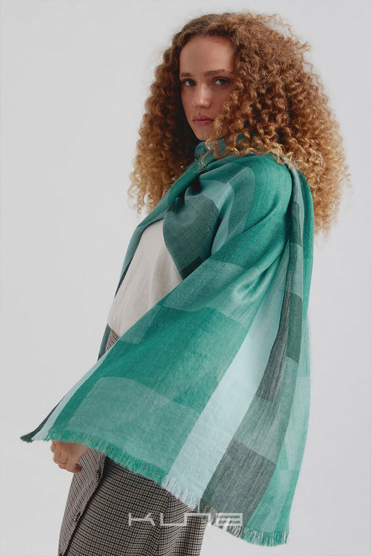 Caoba Baby Alpaca & Silk Wrap/Scarf
