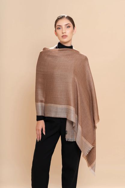 Eco Sateen Baby Alpaca & Silk Shawl