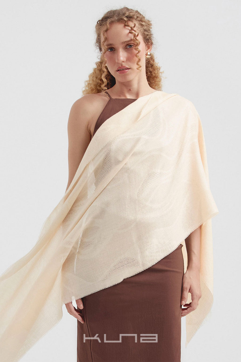 Canvas Baby Alpaca & Silk Wrap/Scarf