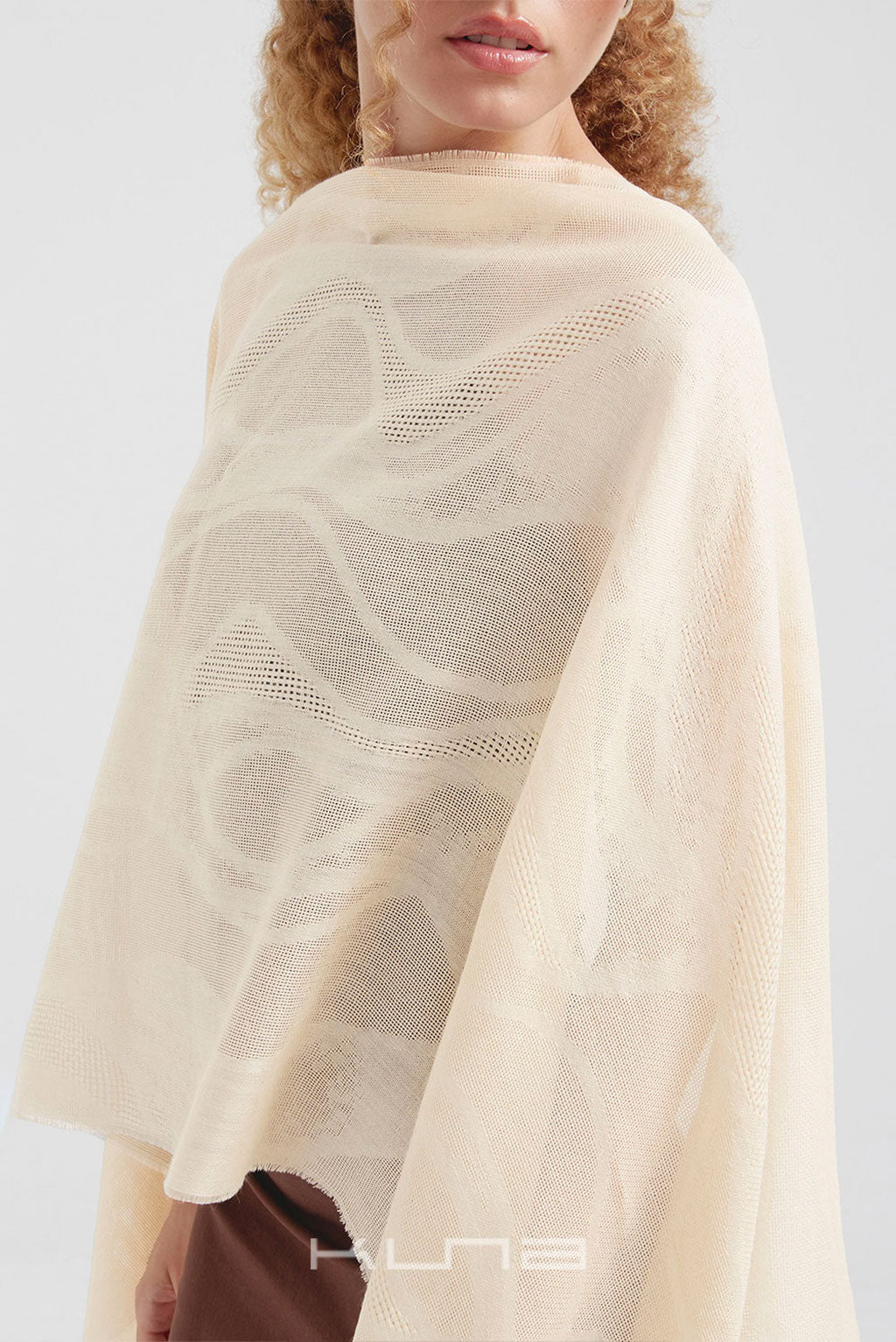 Canvas Baby Alpaca & Silk Wrap/Scarf
