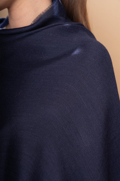 Unicolor Sateen Baby Alpaca & Silk Shawl