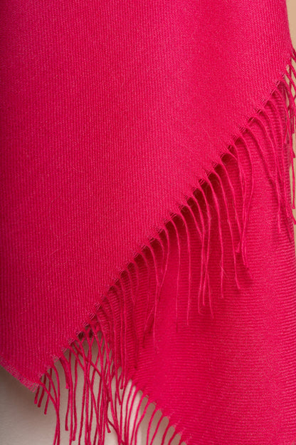 Unicolor Sateen Baby Alpaca & Silk Shawl