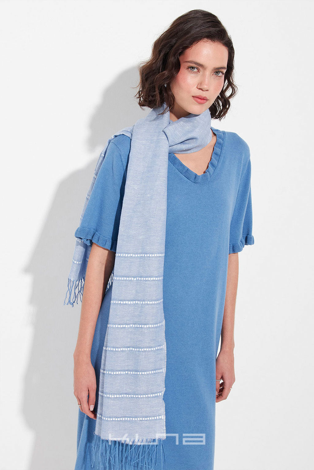 Zabila Baby Alpaca & Silk Wrap/Scarf