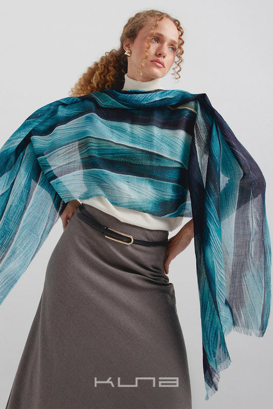 Cedro Baby Alpaca & Silk Wrap/Scarf