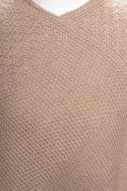 Textured Baby Alpaca Poncho