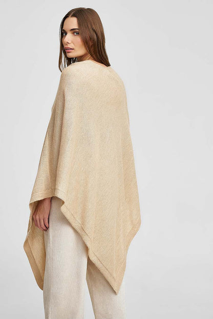 Almendra Baby Alpaca Poncho