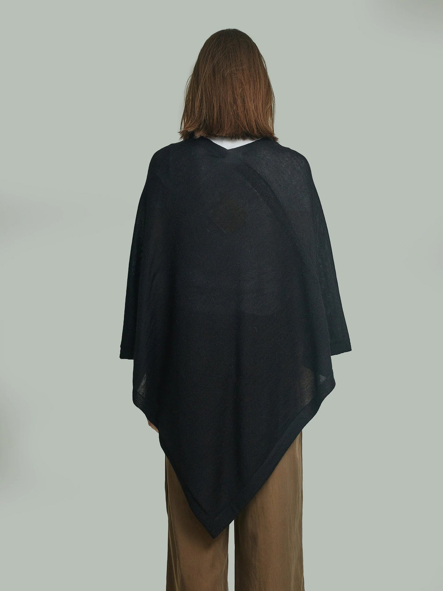 Almendra Baby Alpaca Poncho