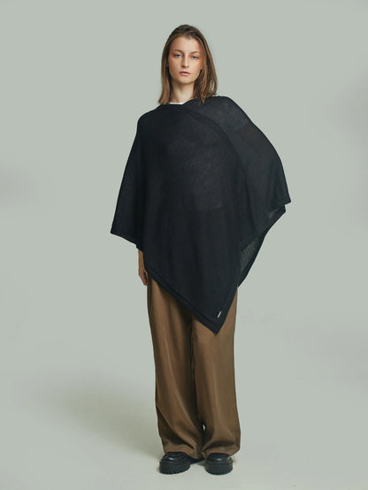 Almendra Baby Alpaca Poncho