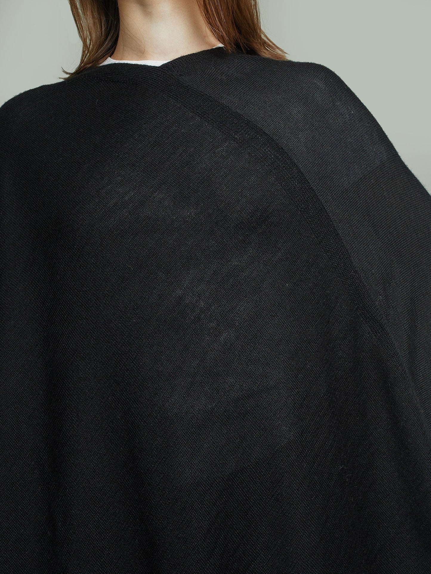 Almendra Baby Alpaca Poncho