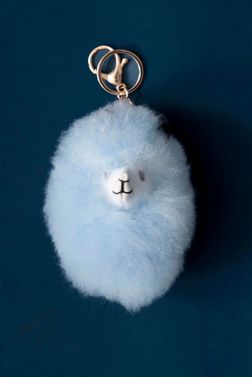 Fluffy Alpaca Fur Keychain