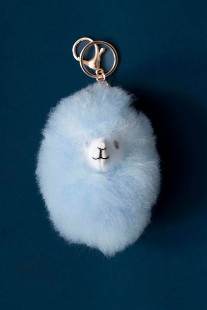Fluffy Alpaca Fur Keychain