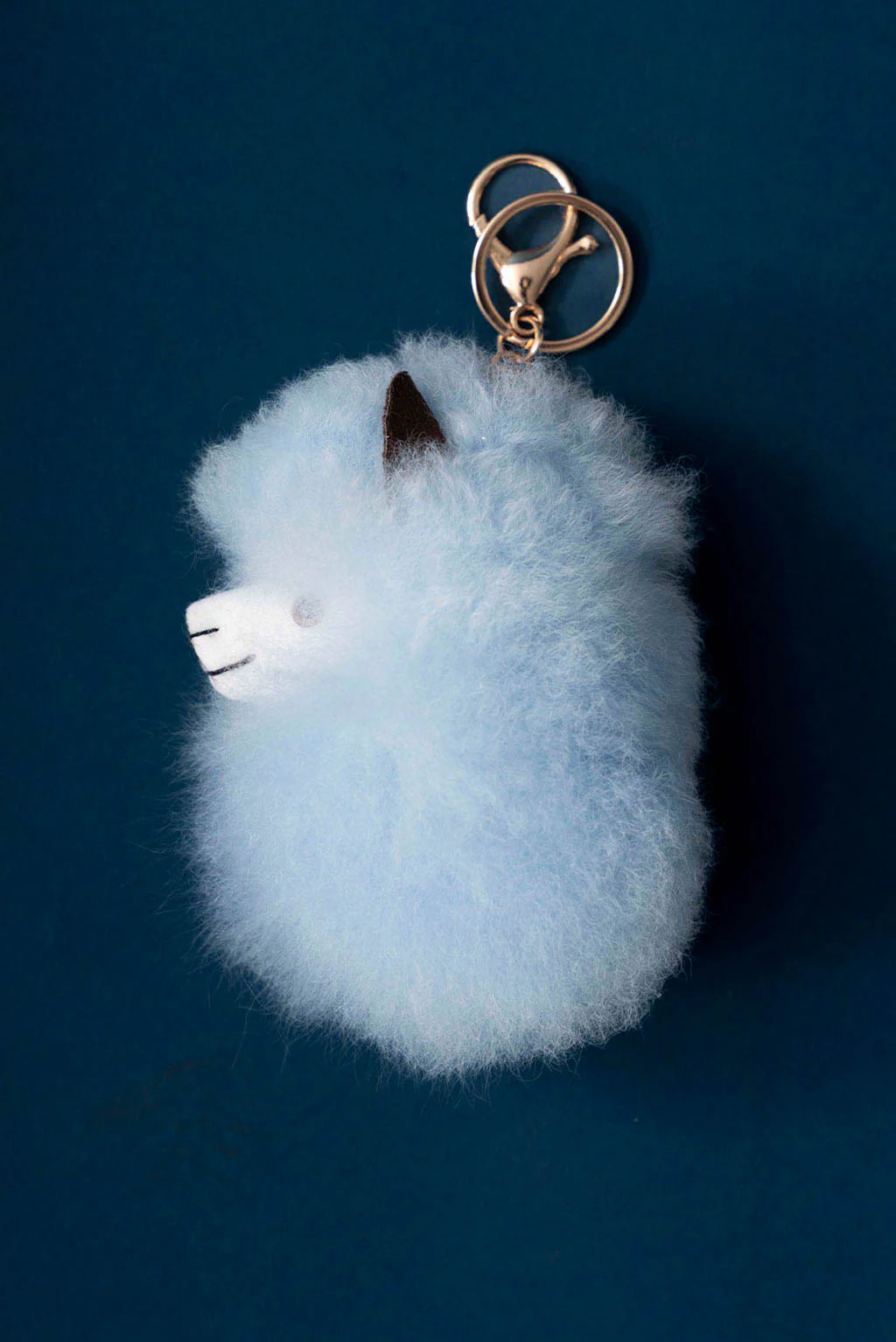 Fluffy Alpaca Fur Keychain