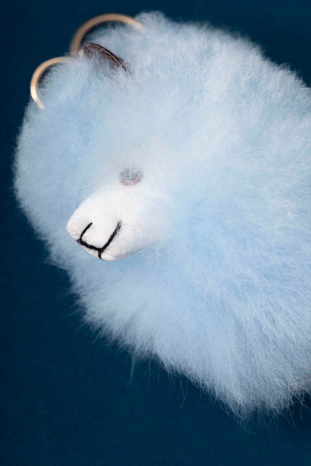Fluffy Alpaca Fur Keychain