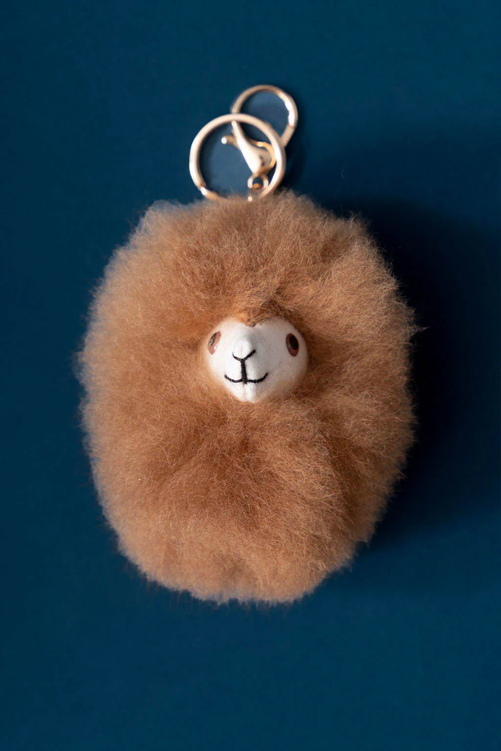 Fluffy Alpaca Fur Keychain
