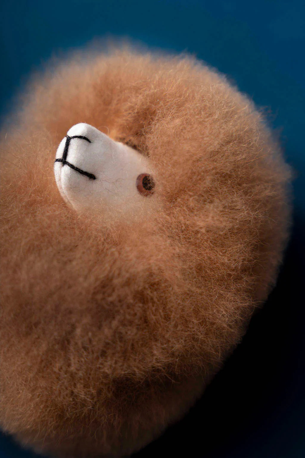 Fluffy Alpaca Fur Keychain