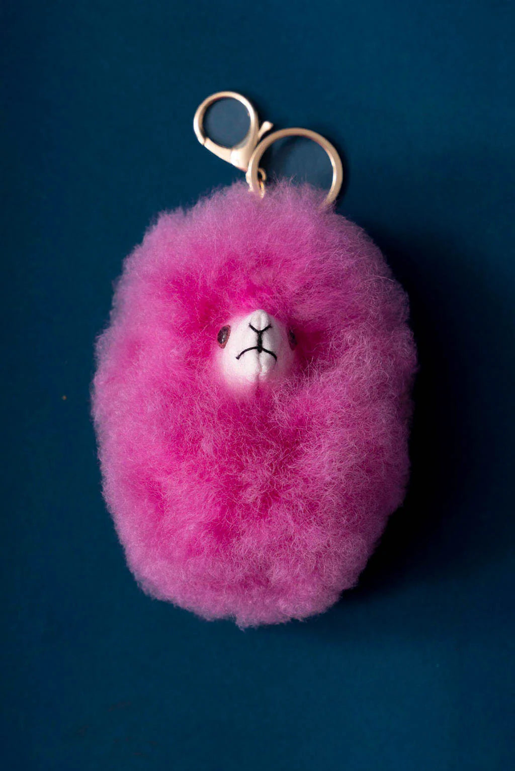 Fluffy Alpaca Fur Keychain