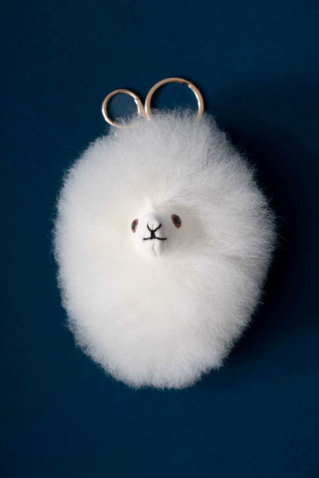 Fluffy Alpaca Fur Keychain