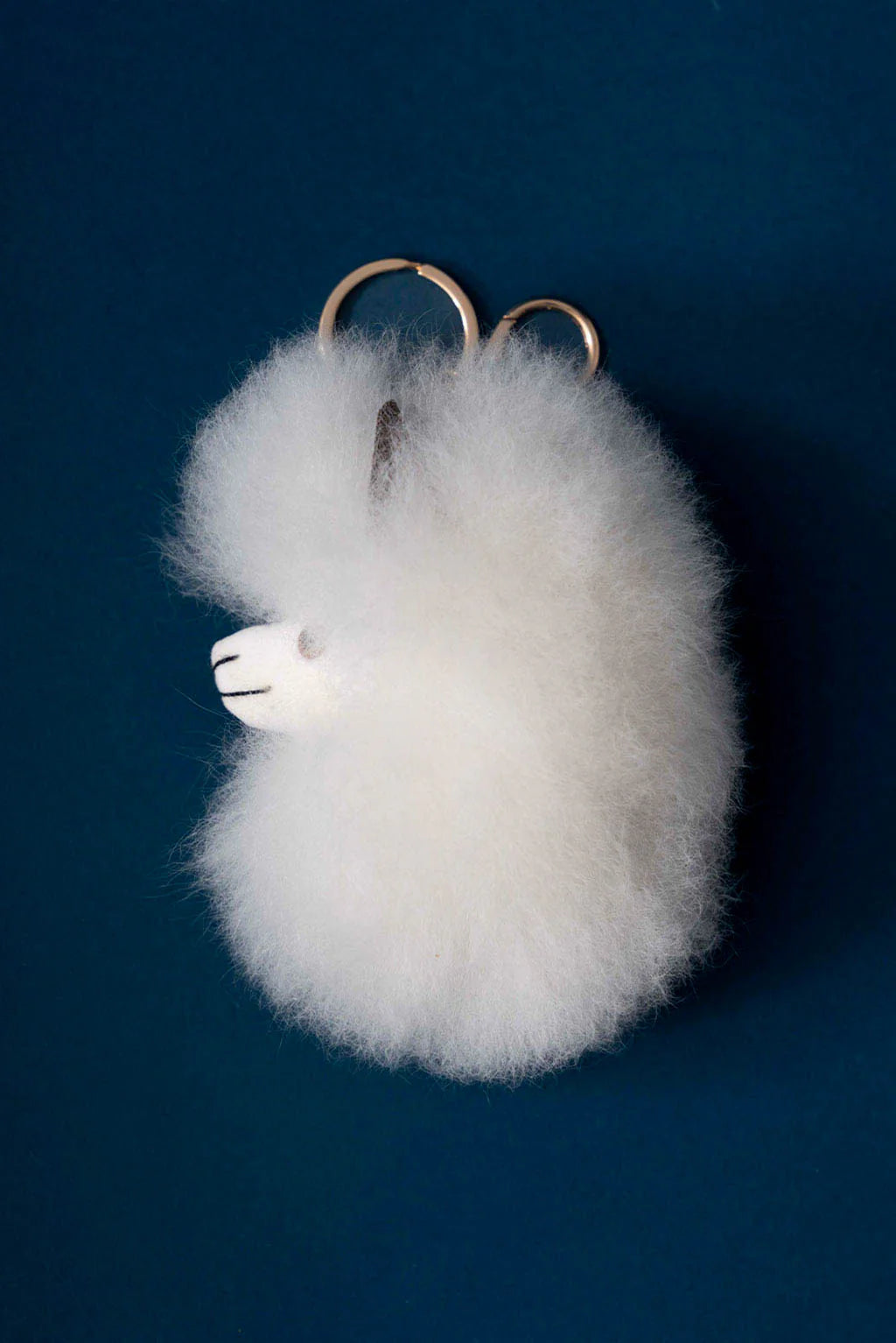 Fluffy Alpaca Fur Keychain