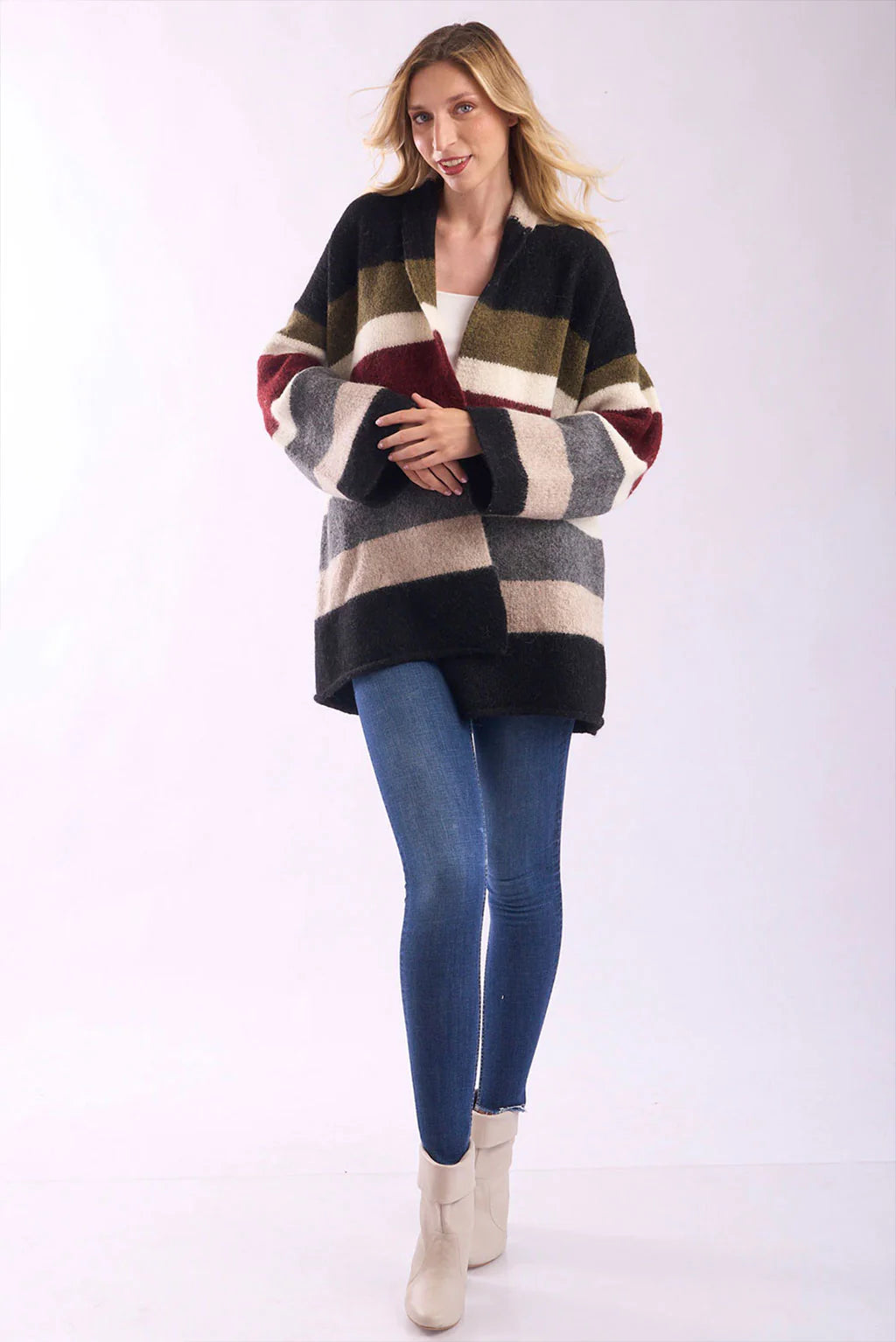 Mabel Alpaca Long Cardigan