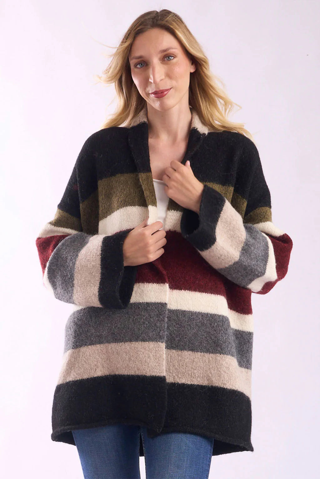 Mabel Alpaca Long Cardigan