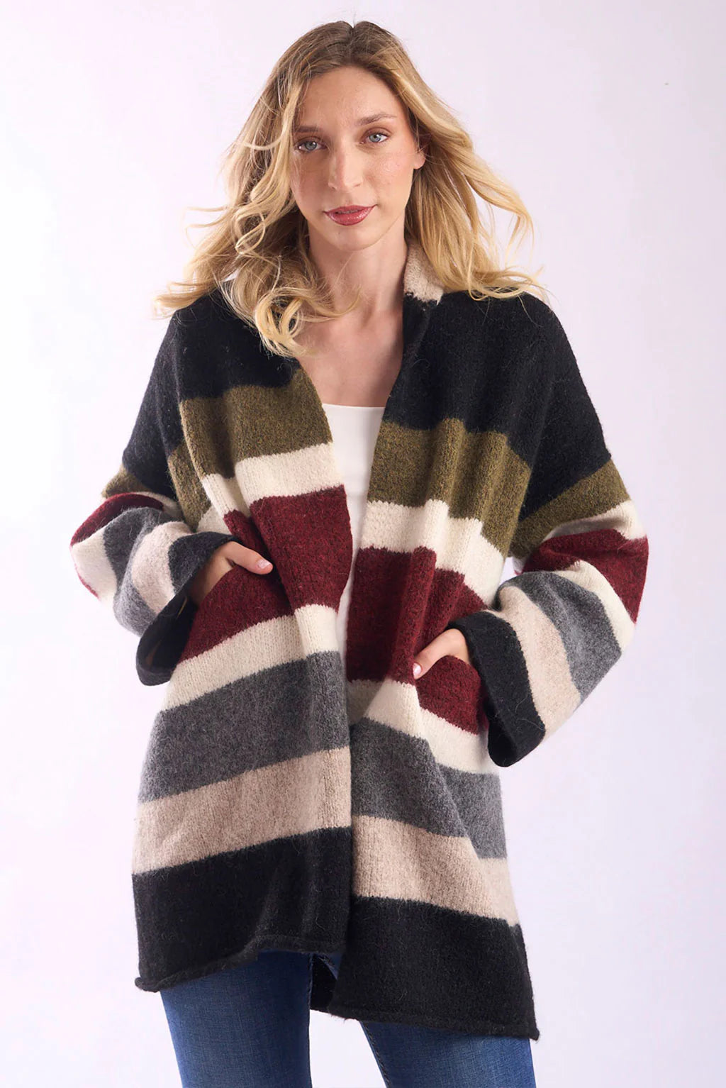 Mabel Alpaca Long Cardigan