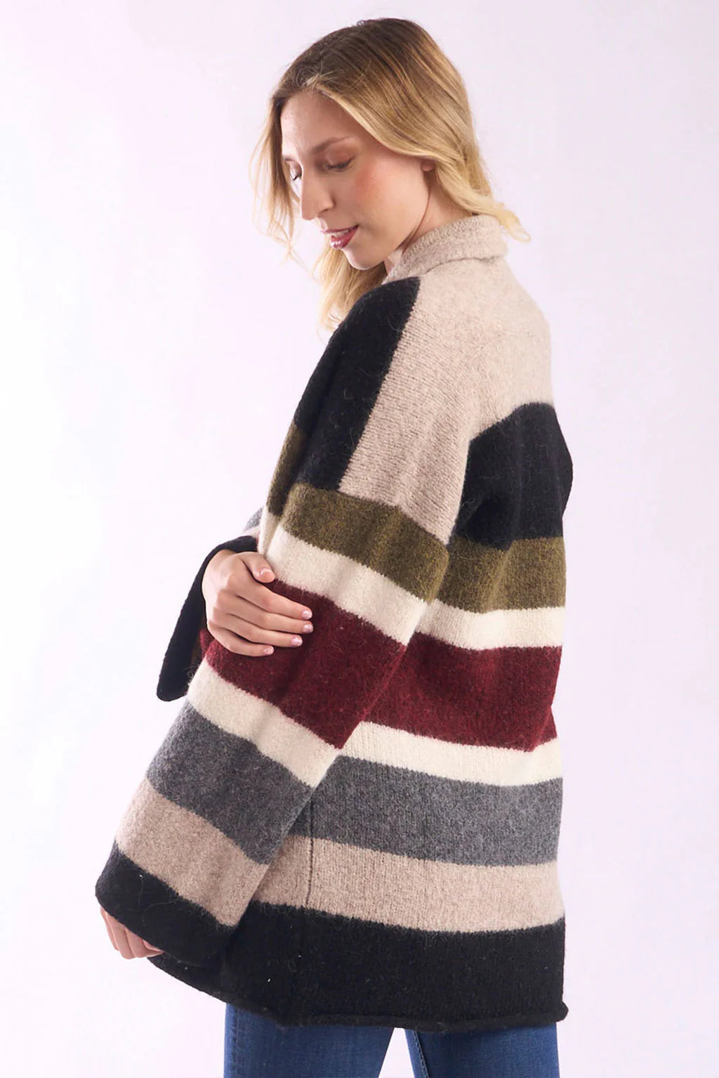 Mabel Alpaca Long Cardigan