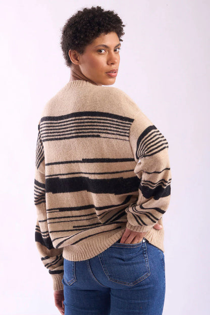 Marissa Crew-Neck Baby Alpaca Sweater