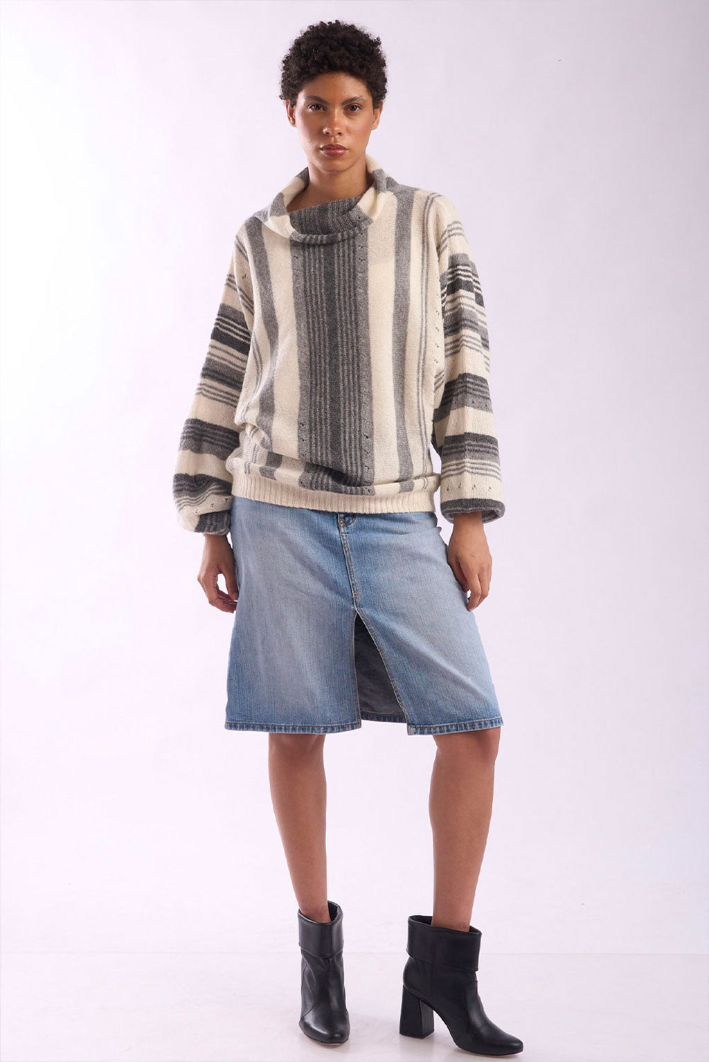 Maxine Turtle Neck  Baby Alpaca Sweater