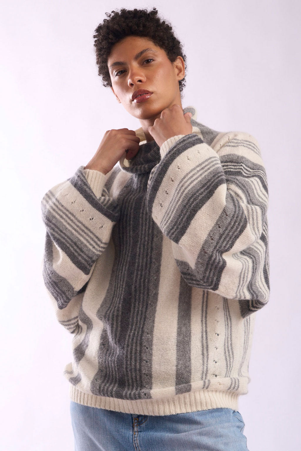 Maxine Turtle Neck  Baby Alpaca Sweater