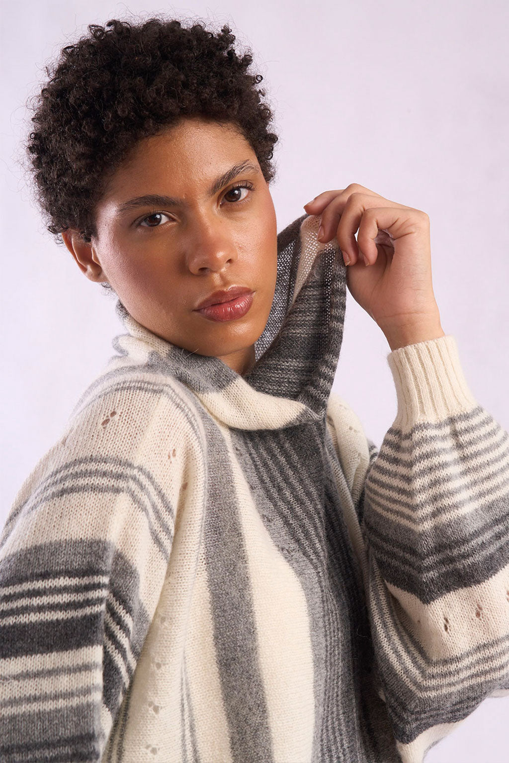 Maxine Turtle Neck  Baby Alpaca Sweater