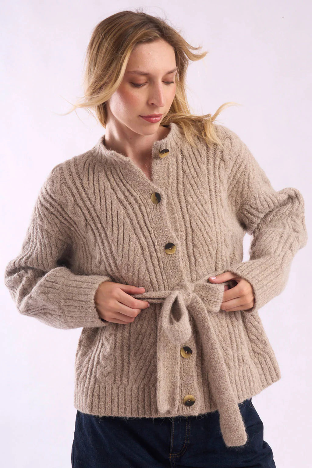 Meredith Alpaca Cardigan