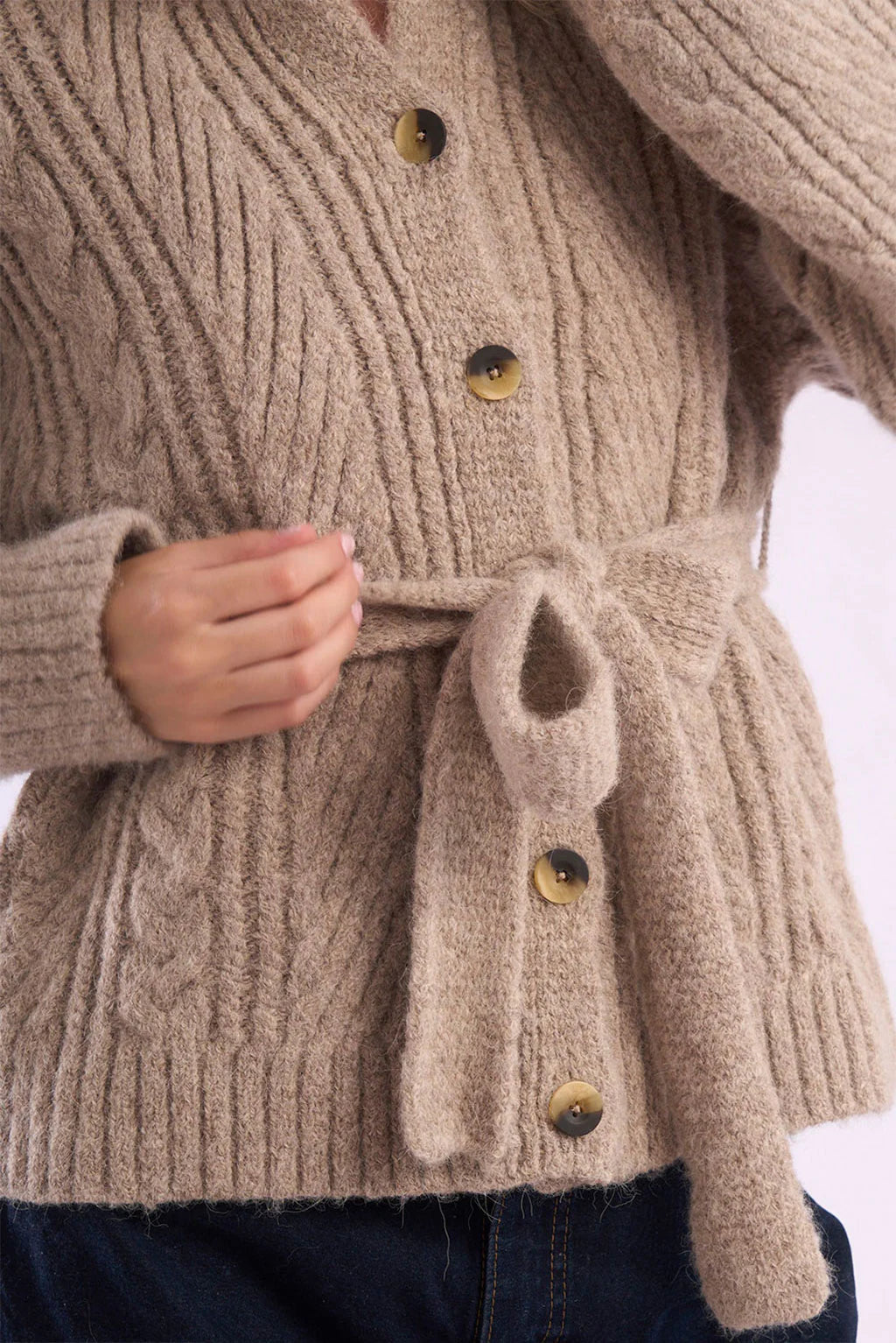 Meredith Alpaca Cardigan