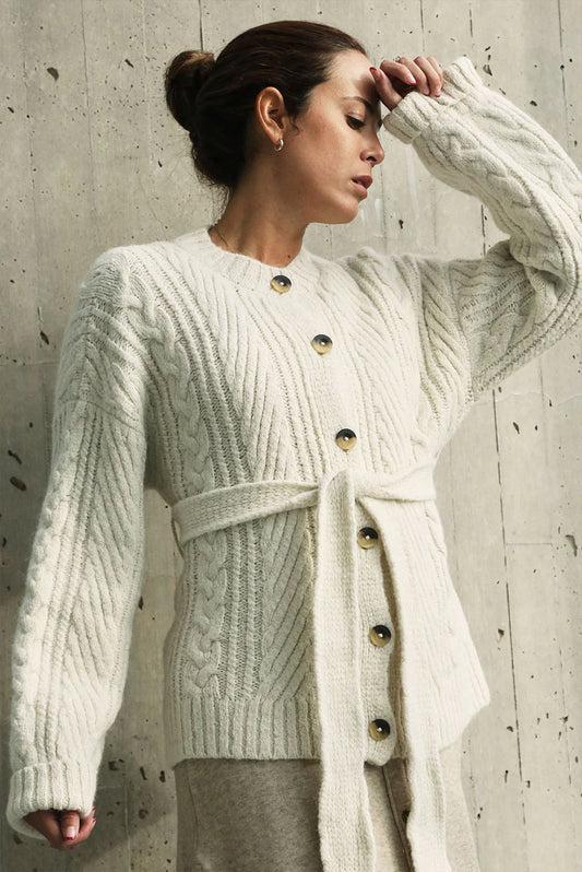 Meredith Alpaca Cardigan